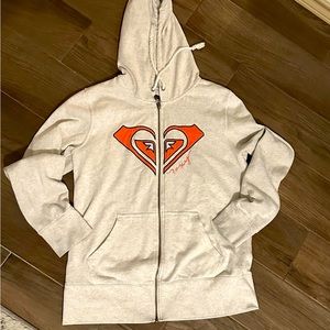 Roxy, Standard lightweight zip up hoodie.